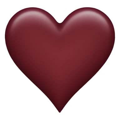 maroon heart sticker