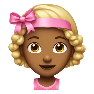 Girly pink ribbon sticker