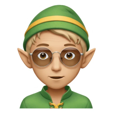 elf male legolas terminator summer wibe sunglasses sticker