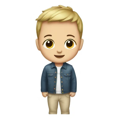 Baby boy announcement   sticker