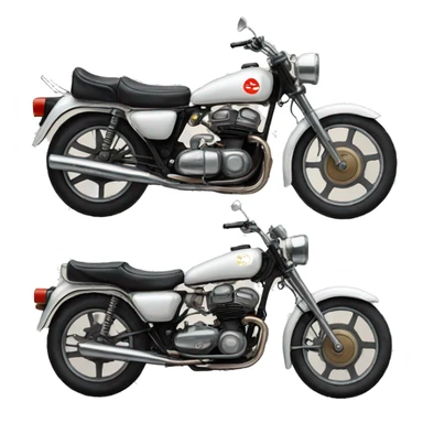 Motorcycle from 1980 from Germany sticker