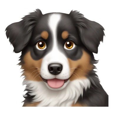 Australian shepherd puppy sticker
