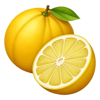citron dont un a moitie coupe sticker