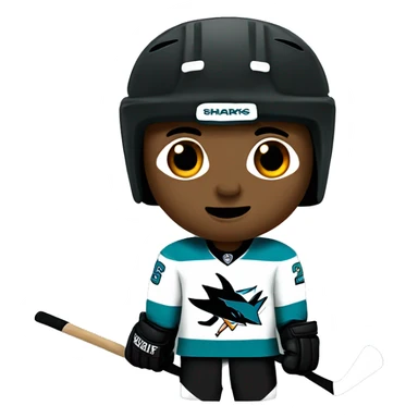 San Jose sharks hockey sticker