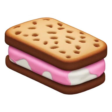 Neapolitan ice cream sandwich  sticker