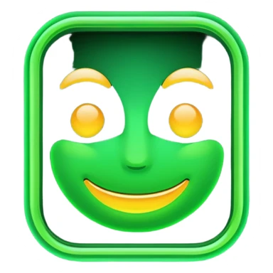 green neon light sticker