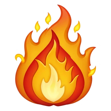 fire hell emoji sticker