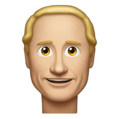 Burger made of Putin sticker