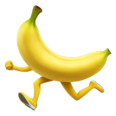 banana running sticker