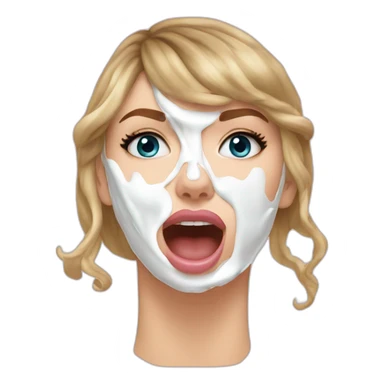 taylor-swift-milk-on-face sticker