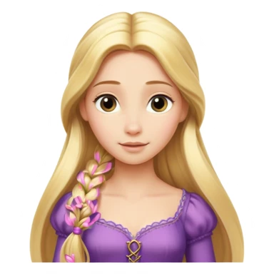 Rapunzel grimm brothers sticker