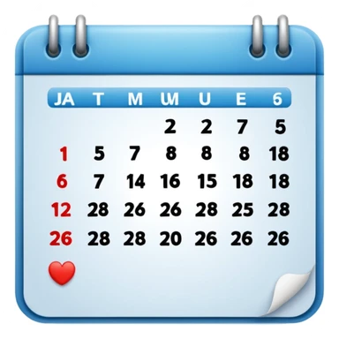 calendar january 2026 sticker