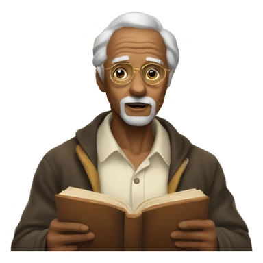 Old golden an read books  sticker