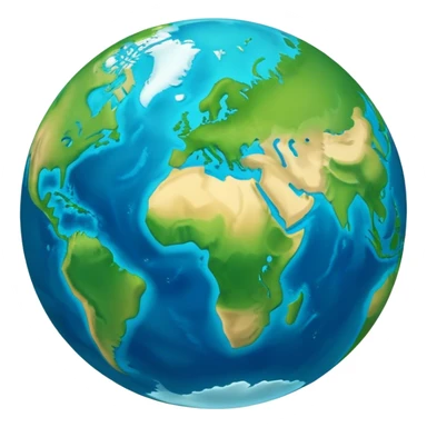 earth planet sticker