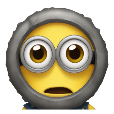 Heart eye minion sticker