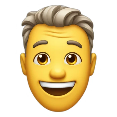 a mischievous, winking character with a whimsical expression sticker