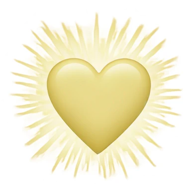 love in light yellow sticker