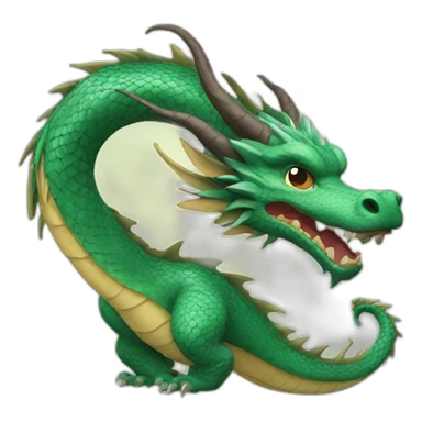 Dragon asian sticker
