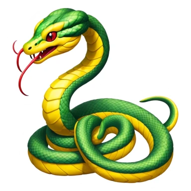 Seviper-Fakémon-hybrid-creature (full body)  sticker