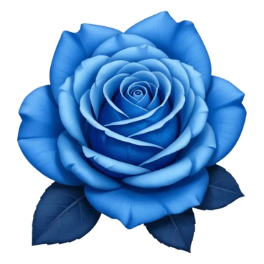A blue rose sticker