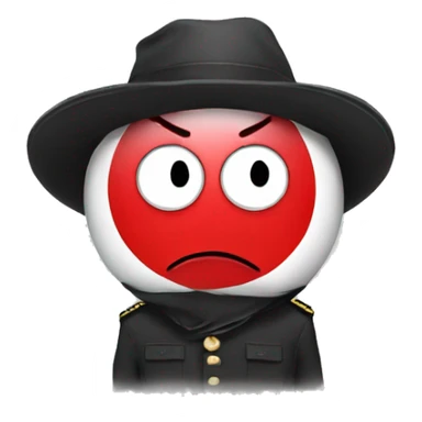 sad countryballs türkiye sticker