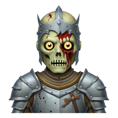 zombie knight sticker