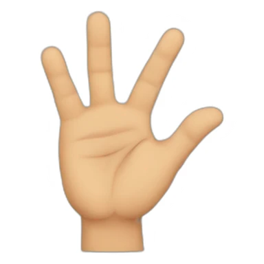 Albania hand sign sticker