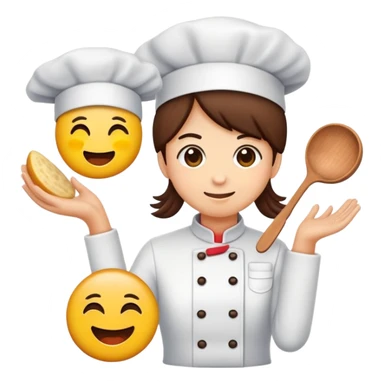 Wajah terdistorsi: Ekspresi yang menunjukkan keterkejutan, terinspirasi dari fitur 'Emoji Kitchen' sticker