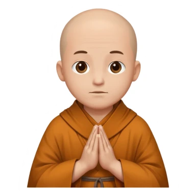 Monk priest prayer  sticker