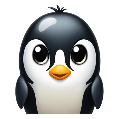 Penguins with a tear drop sticker