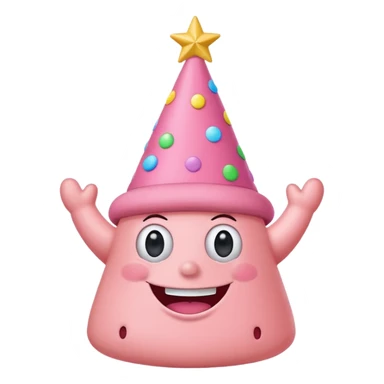 Patrick star birthday emoji sticker