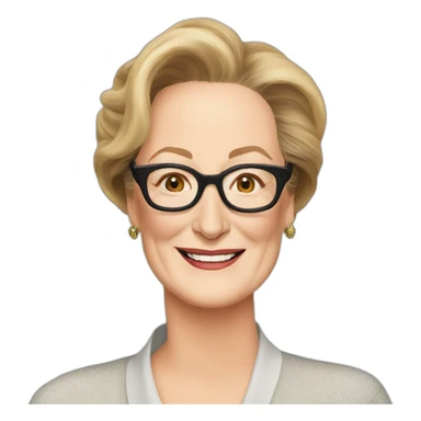 meryl Streep sticker