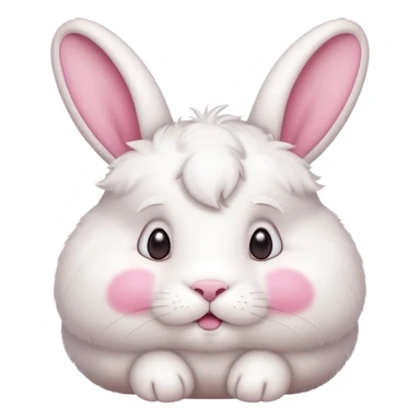 Chubby bunny sticker