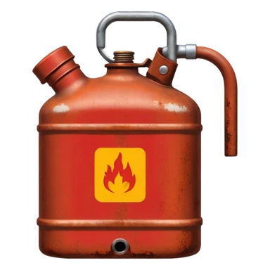 create a realistic petrol canister sticker