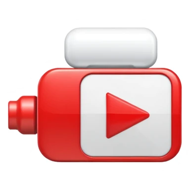 Red YouTube subscribe button with bell icon sticker