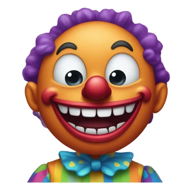 Scary silly unsettling sticker