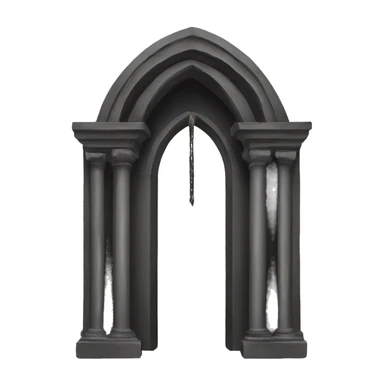 death veil Gothic arch  sticker