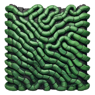 A serpentine entity with segmented exoskeleton resembling charred obsidian, featuring hundreds of small mouths along its length that whisper in unison while secreting an acid that dissolves both matter and sound.

 sticker