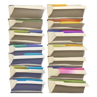 a folder of files sticker