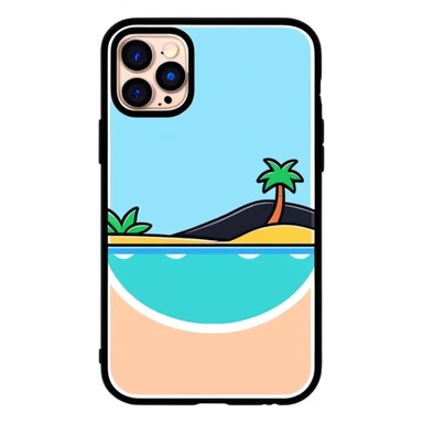 iPhone 14 Pro with dynamic island feature, sleek design sticker