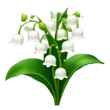 Lilly of the valley sticker