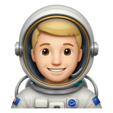 astranots without helmet man sticker