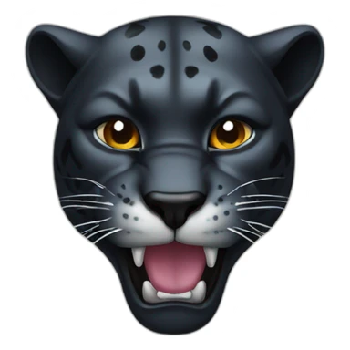 panther head sticker