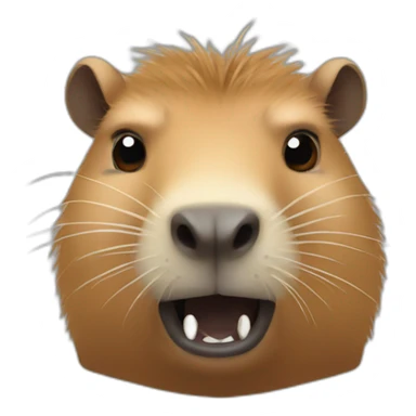 capybara angry sticker