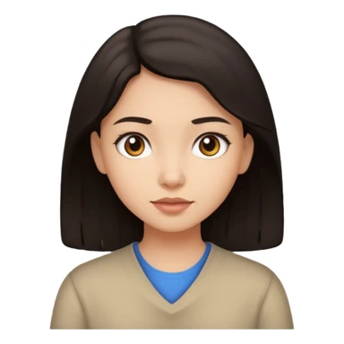 Ragazza mora sticker