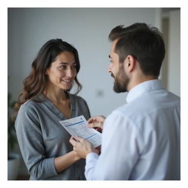 realistic image of a woman consulting a doctor before taking a supplement, clinical environment, doctor showing analysis results indicating a deficiency, professional atmosphere, realistic details sticker