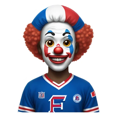 Rangers fc clown  sticker