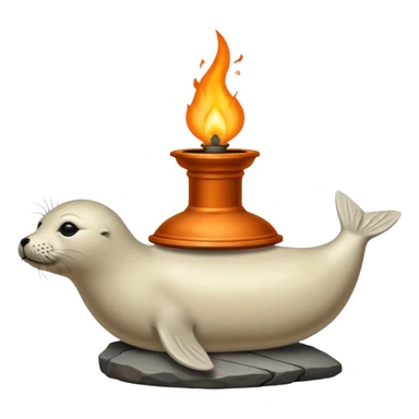 Seal oil lamp (qulliq), Inuits sticker