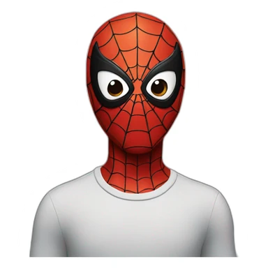 Christmas spiderman sticker