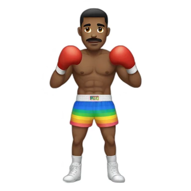 a gay boxer sticker